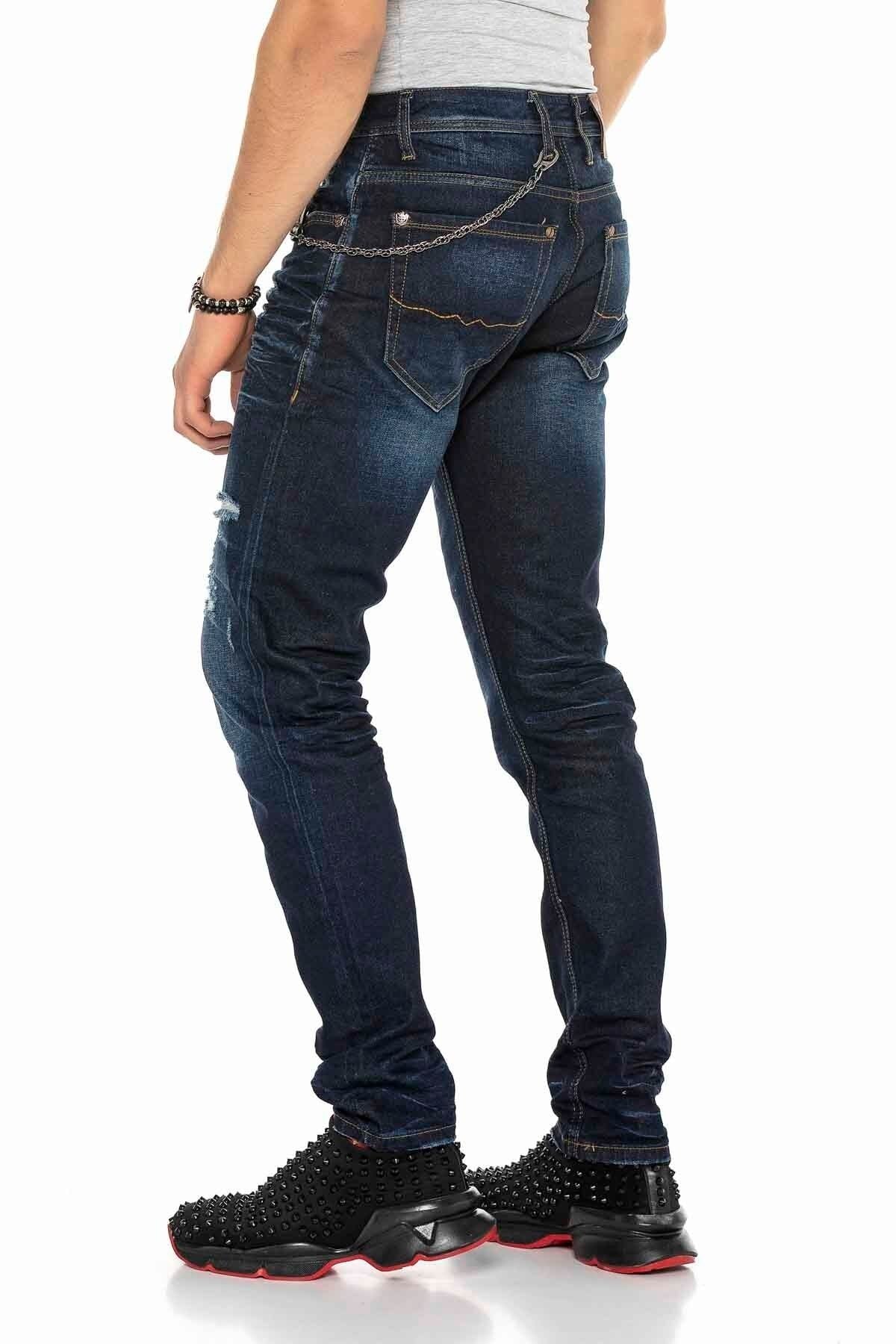 CD392 men's slim-fit jeans in a used look