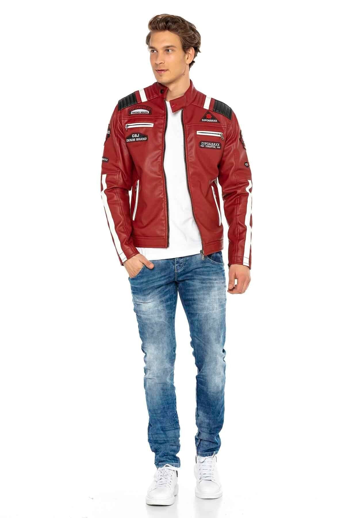 CD394 Men's slim-fit jeans in a washed design