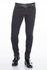 CD403 Men's slim-fit jeans in a classic 5-pocket design
