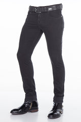 CD403 Men's slim-fit jeans in a classic 5-pocket design