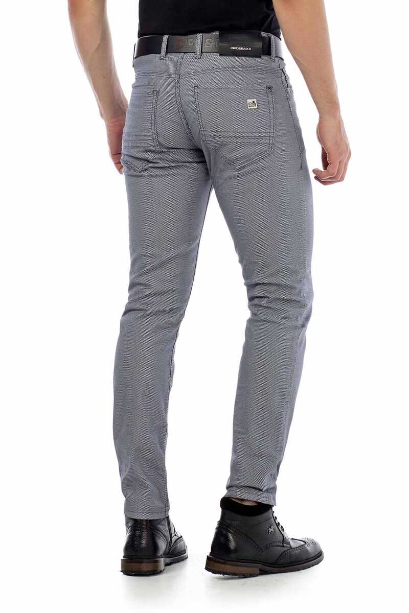CD432 Men's fabric trousers in a fashionable slim fit cut