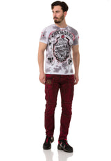 CD479 men's slim-fit jeans in an antique look