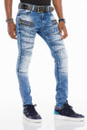 CD505 Men's comfortable jeans in a stylish look with a slim fit