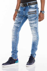 CD505 Men's comfortable jeans in a stylish look with a slim fit