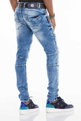 CD505 Men's comfortable jeans in a stylish look with a slim fit