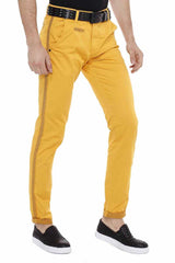 CD511 Men's chino trousers with fashionable decorative stitching