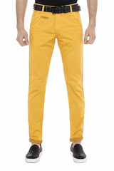CD511 Men's chino trousers with fashionable decorative stitching