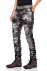 CD560 Men's Cargo Trousers with Side Pockets in Regular Fit