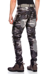 CD560 Men's Cargo Trousers with Side Pockets in Regular Fit