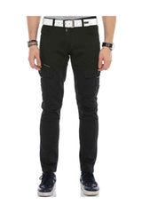 CD566 Men's cargo trousers with slanted cargo pockets