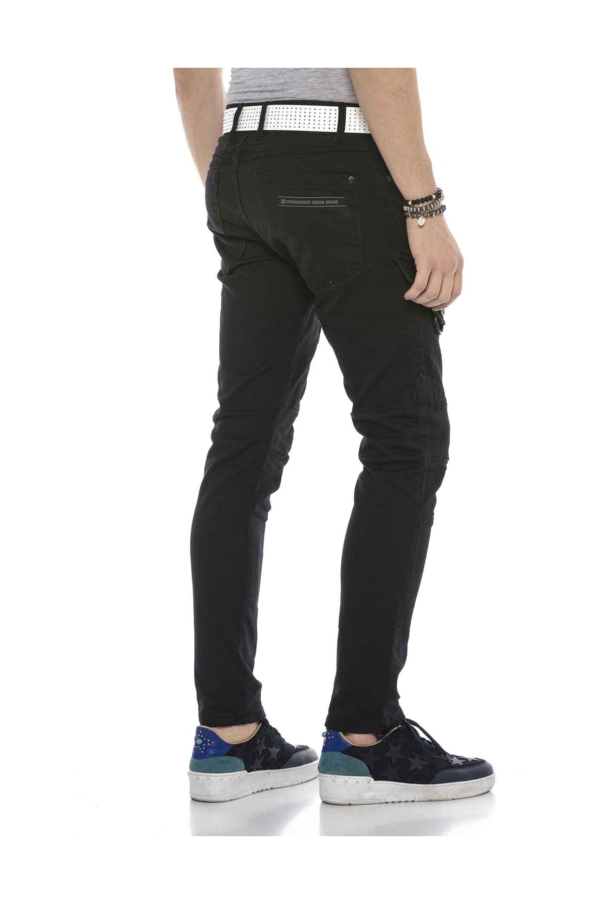 CD566 Men's cargo trousers with slanted cargo pockets