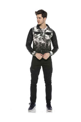 CD566 Men's cargo trousers with slanted cargo pockets