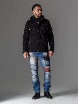 CD574 Men's comfortable jeans in an extravagant design
