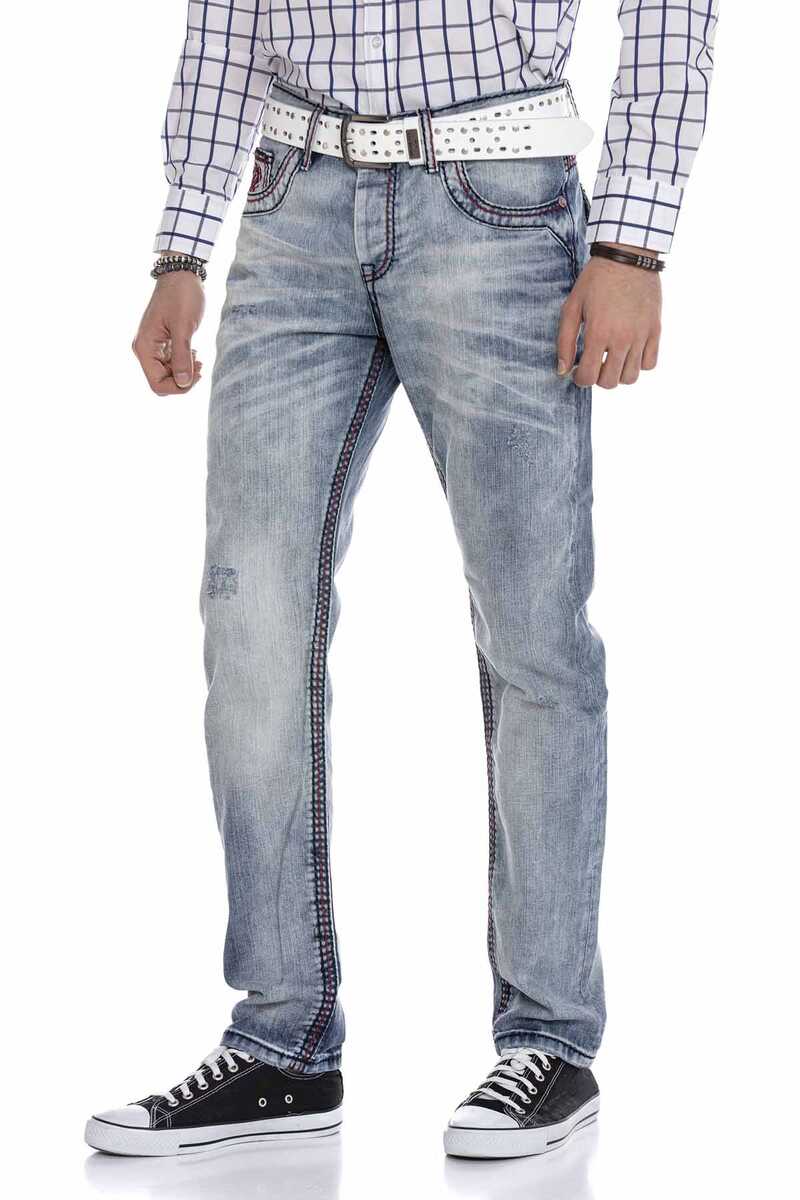 CD612 Men's Straight Fit Jeans in a fashionable design
