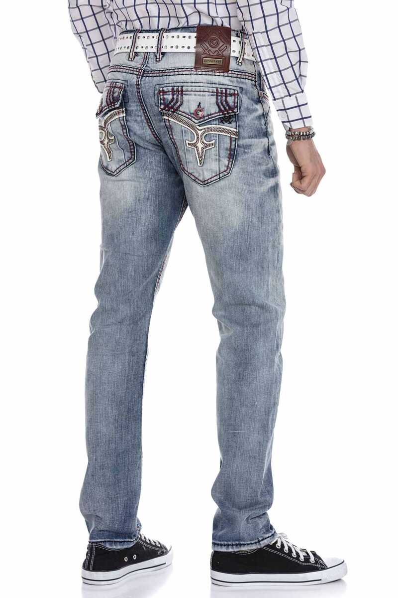 CD612 Men's Straight Fit Jeans in a fashionable design