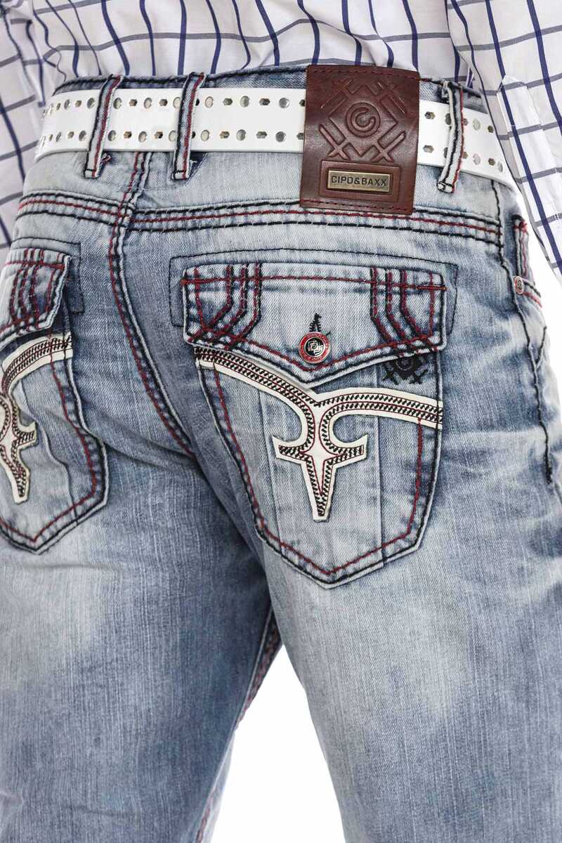 CD612 Men's Straight Fit Jeans in a fashionable design