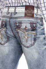 CD612 Men's Straight Fit Jeans in a fashionable design