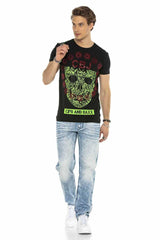 CD616 Men's comfortable jeans with decorated back pockets