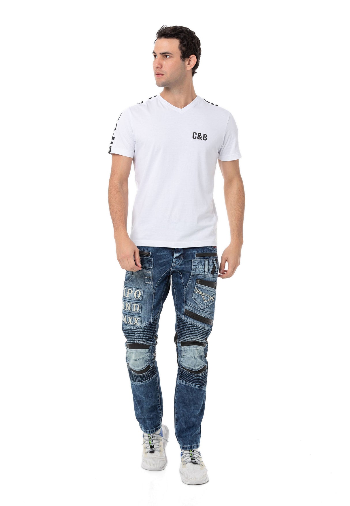 CD637 Men's comfortable jeans in a cool look