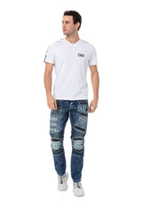 CD637 Men's comfortable jeans in a cool look
