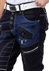 CD639 Men's Straight Fit Jeans in a stylish design