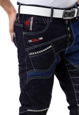 CD639 Men's Straight Fit Jeans in a stylish design