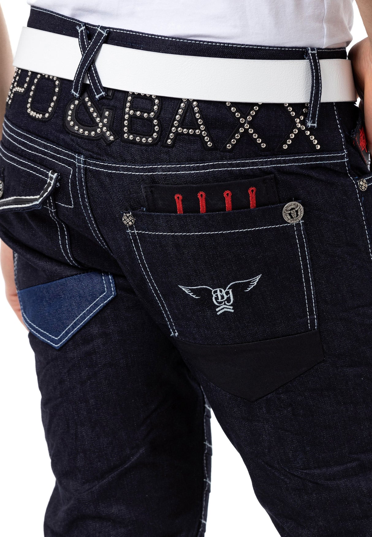 CD639 Men's Straight Fit Jeans in a stylish design