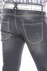 CD668 Men's comfortable jeans in a modern straight fit