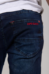 CD694 men's jeans in an extravagant look