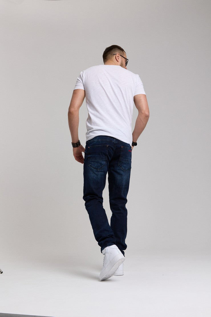 CD694 men's jeans in an extravagant look