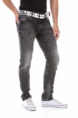 CD712 Men's Straight Fit Jeans in Classic 5-Pocket Style