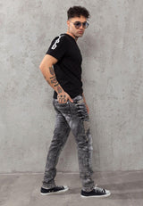 CD732 Men's Comfortable Jeans in an Extravagant Look