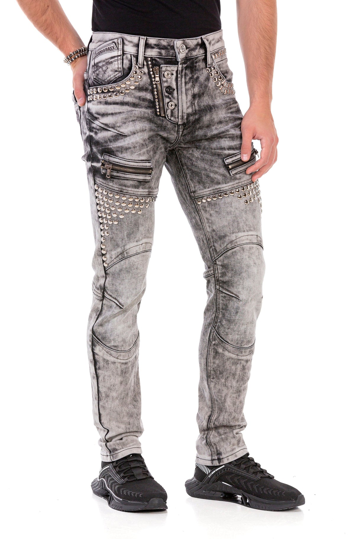 CD732 Men's Comfortable Jeans in an Extravagant Look