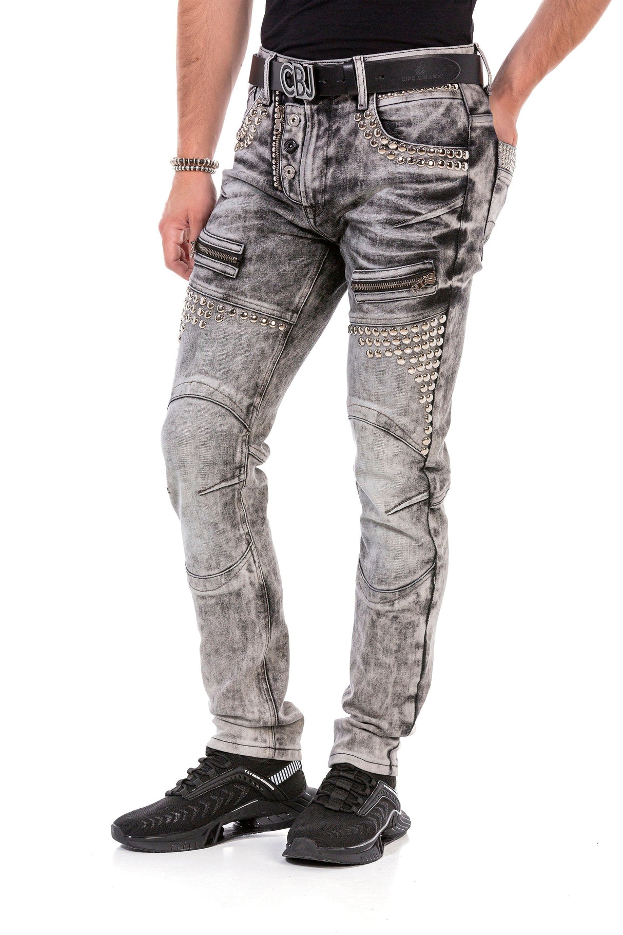 CD732 Men's Comfortable Jeans in an Extravagant Look