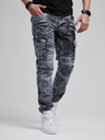 CD780 Men's Straight Jeans with trendy cargo pockets