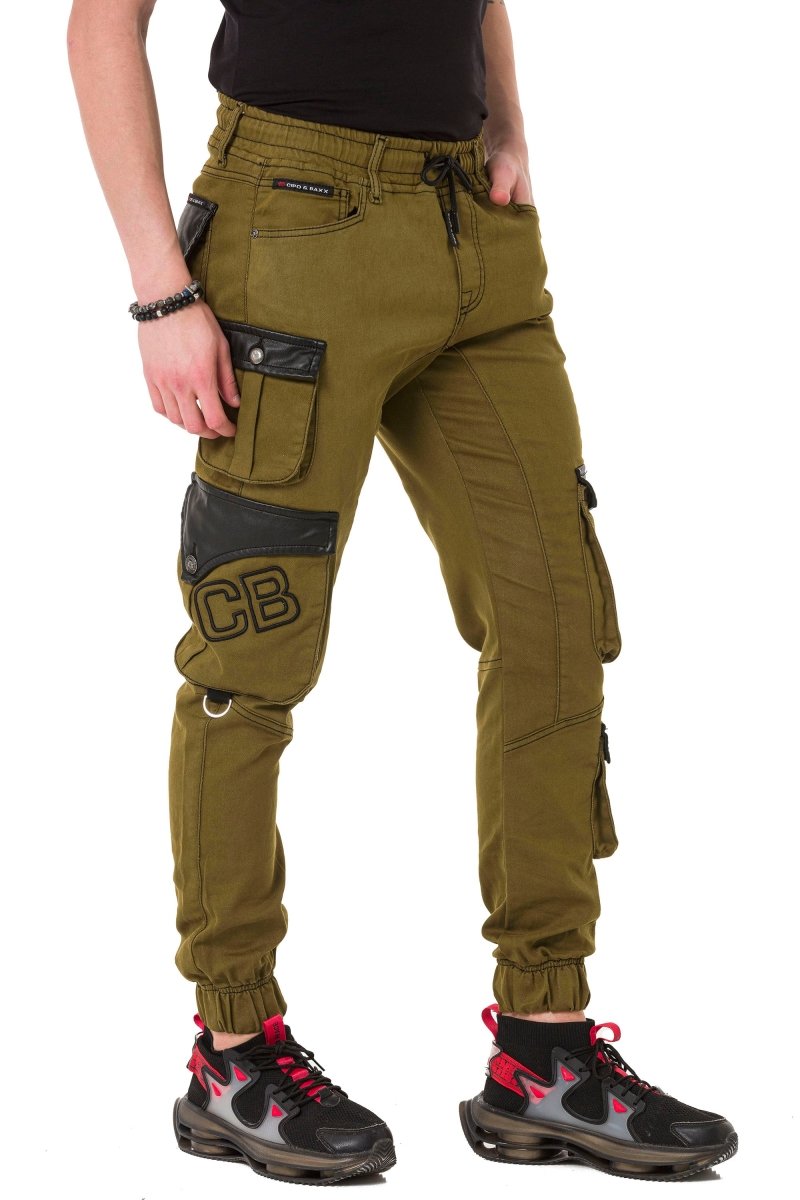 CD790 men's straight jeans in a designer look
