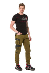 CD790 men's straight jeans in a designer look
