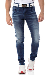CD806 men's straight fit jeans