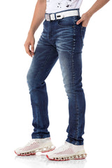 CD806 men's straight fit jeans