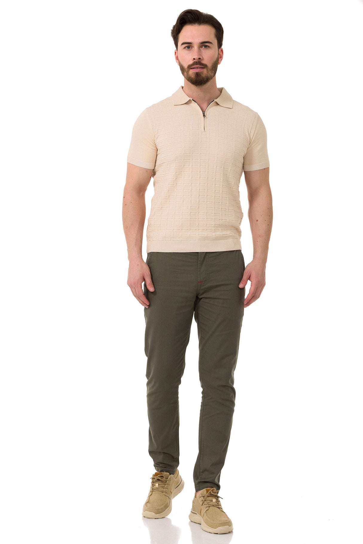 CD842 Men's Jeans – Stylish Regular Fit Denim with striking details