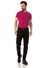 CD842 Men's Jeans – Stylish Regular Fit Denim with striking details