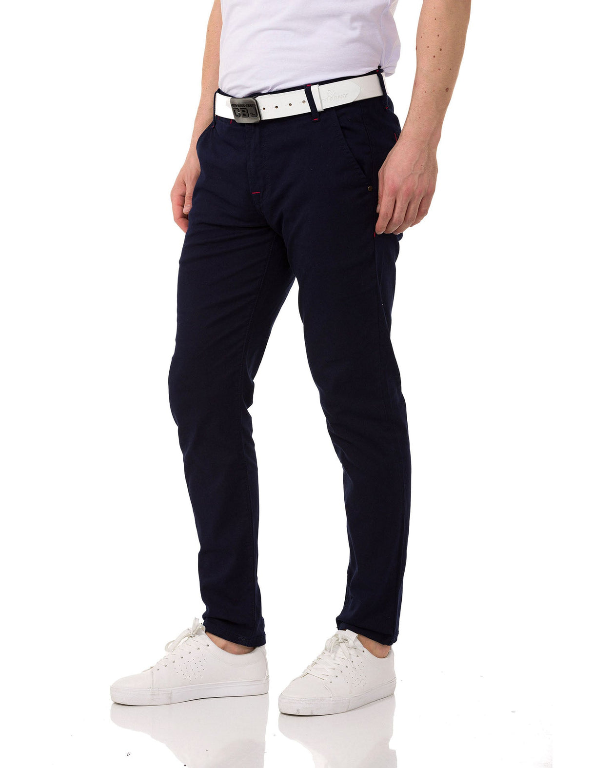 CD842 Men's Jeans – Stylish Regular Fit Denim with striking details