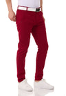 CD842-W Men's fabric trousers in a fashionable slim fit cut