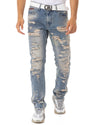 CD843 Men's Jeans Casual style with used look