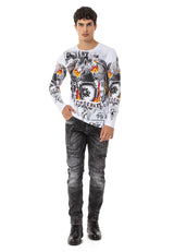 CD844 Straight Fit Jeans with Zipper