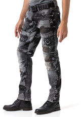 CD859 Men's Jeans in a unique look