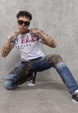 CD859 Men's Jeans in a unique look