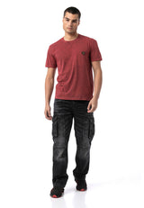 CD897 Men's Jeans - Over Size, Loose Fit, Dirty Wash