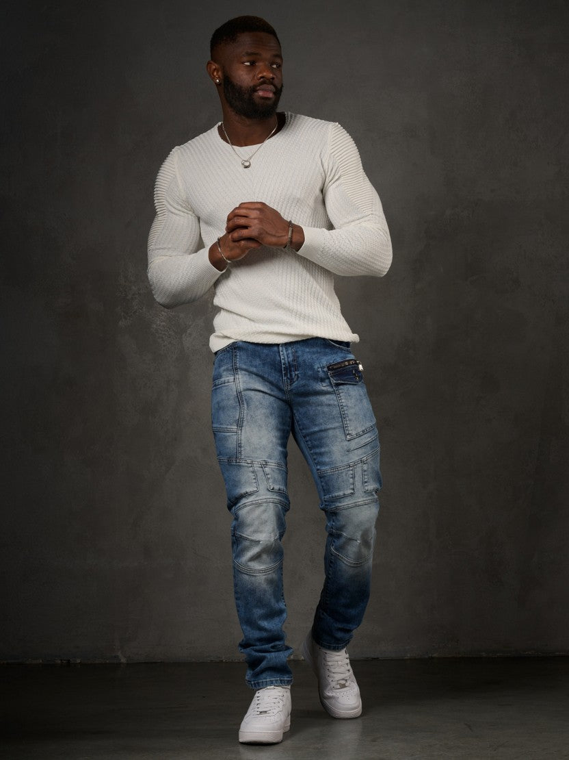 CD899 Men's Slim Fit Jeans – Stylish & Comfortable