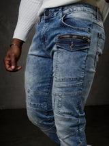 CD899 Men's Slim Fit Jeans – Stylish & Comfortable